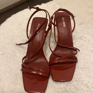 Aldo Women's Red Strappy Sandals